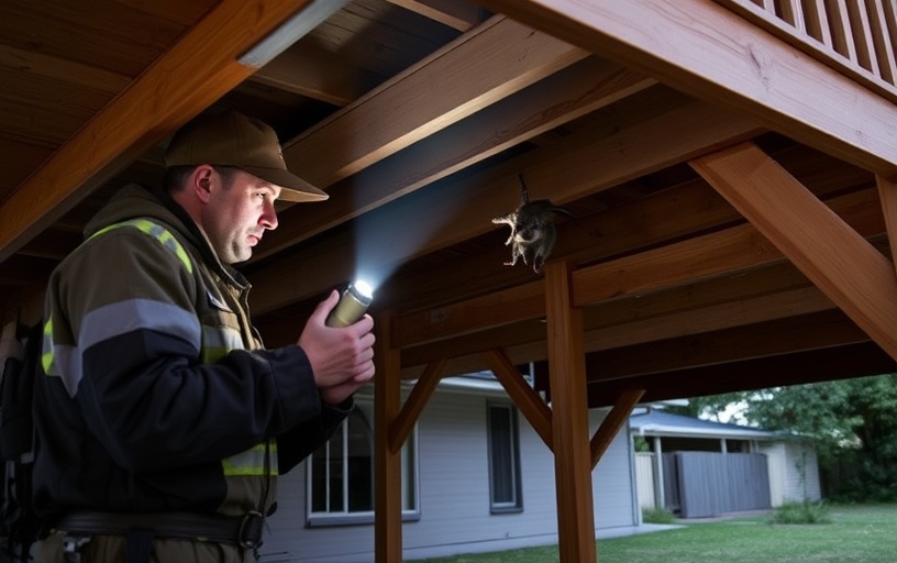 Under Deck Possum Removal in Tullamarine